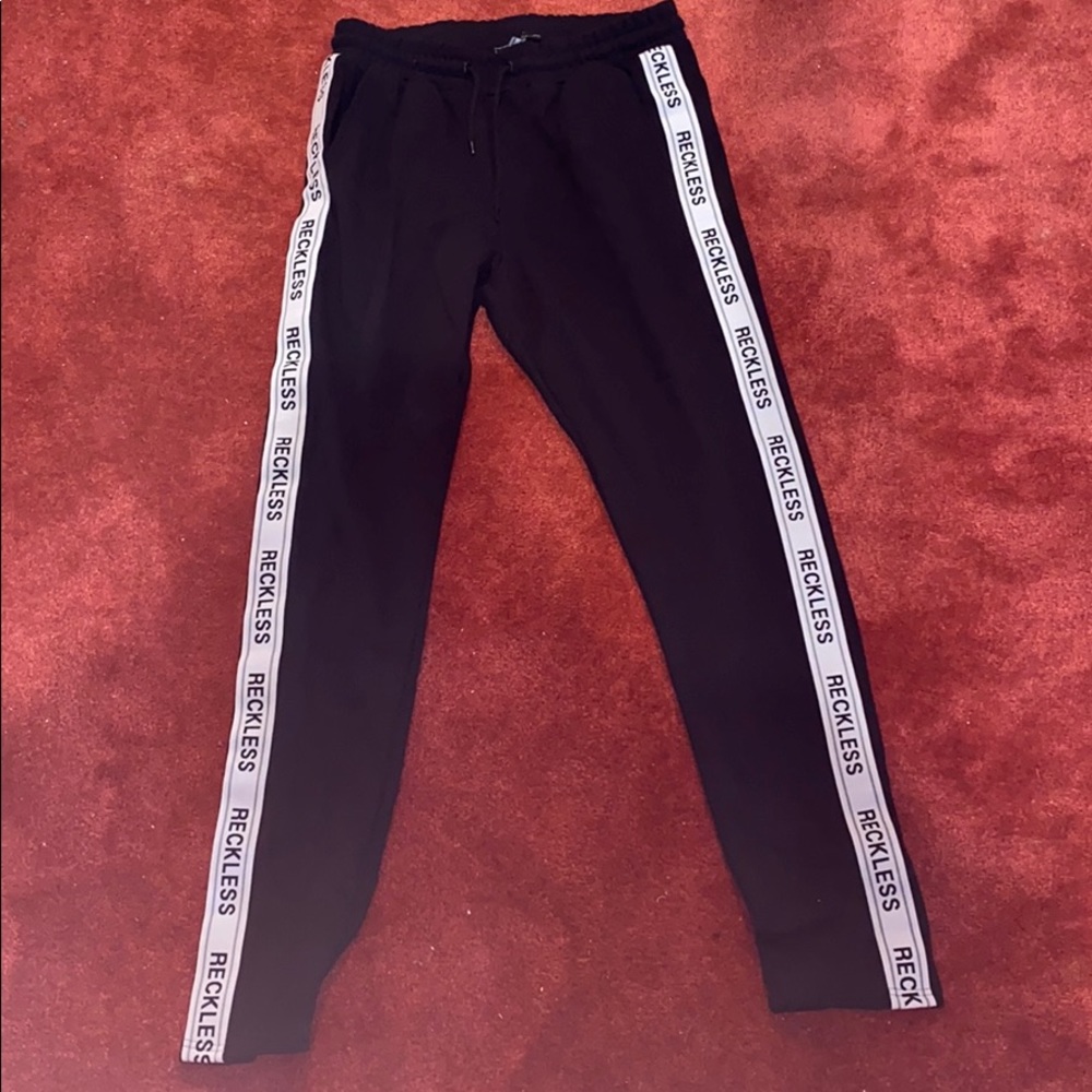 Young & Reckless Black Sweatpants/Joggers